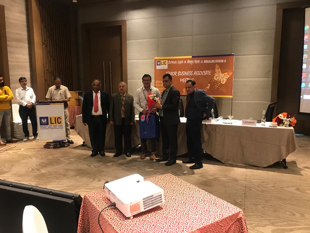 Felicitated in Senior Associate Meeting